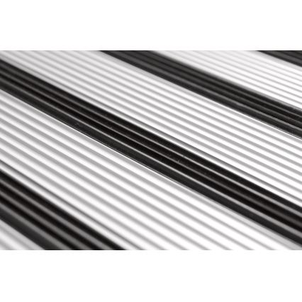 WENKO 601011100 - Ljestve ALU-DESIGN 44x101 cm srebrne/crne