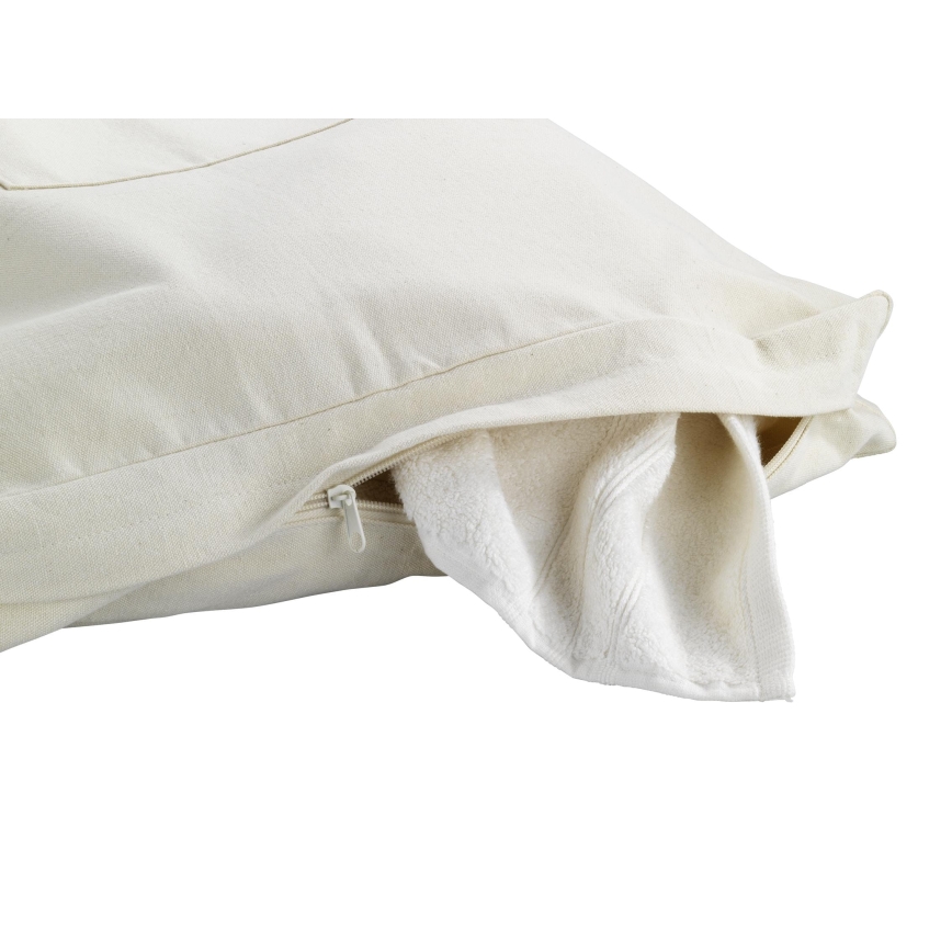 WENKO 62107100 - Koš za rublje CANGURO 52x81 cm bež/srebrna