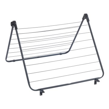 WENKO 63003100 - Sušilo za rublje CHAMPION 65x114 cm crno