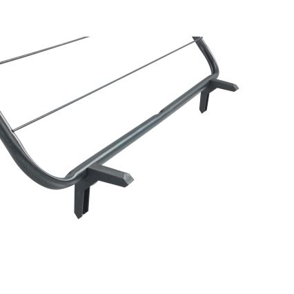 WENKO 63003100 - Sušilo za rublje CHAMPION 65x114 cm crno