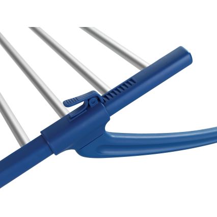 WENKO 63005800 - Sušilo za rublje 37,5x21 cm od nehrđajućeg čelika/srebrno/plavo