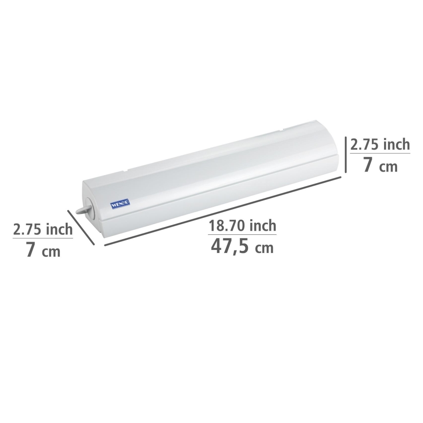 WENKO 63025100 - Stalak za sušenje 47,5x7 cm bijeli