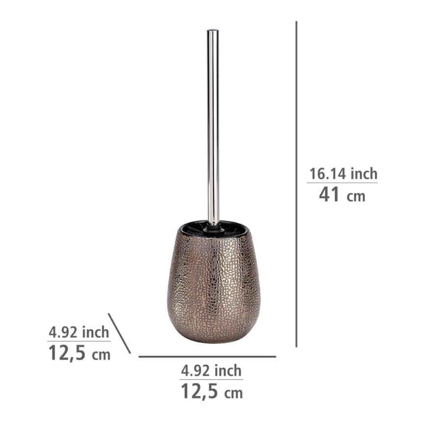 WENKO 69109800 - Kupaonski set MARRAKESH 12,5x41 cm smeđi