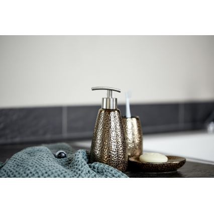 WENKO 69109800 - Kupaonski set MARRAKESH 12,5x41 cm smeđi
