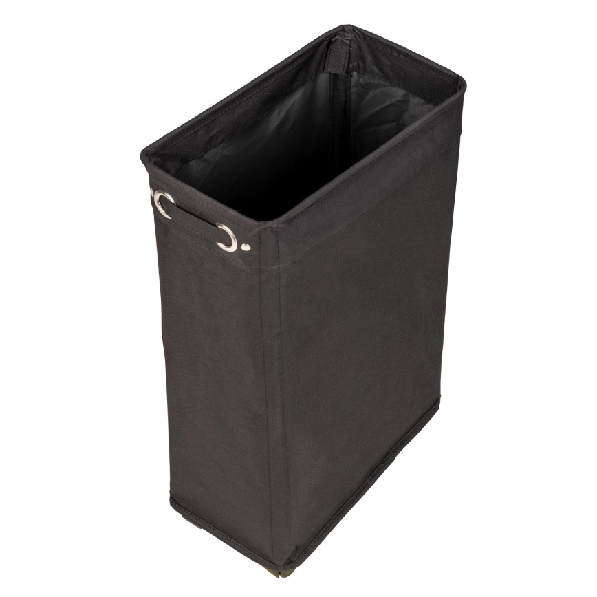 WENKO 69737800 - Koš za rublje CORNO 18,5x60 cm crna