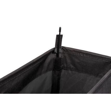 WENKO 69737800 - Koš za rublje CORNO 18,5x60 cm crna