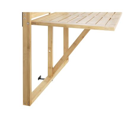 WENKO 69806800 - Stol WAIKIKI 64x65 cm bijela/smeđa