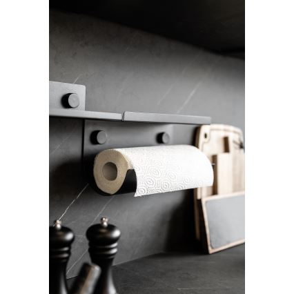 WENKO 71144800 - Držač role JET 30x15 cm crni