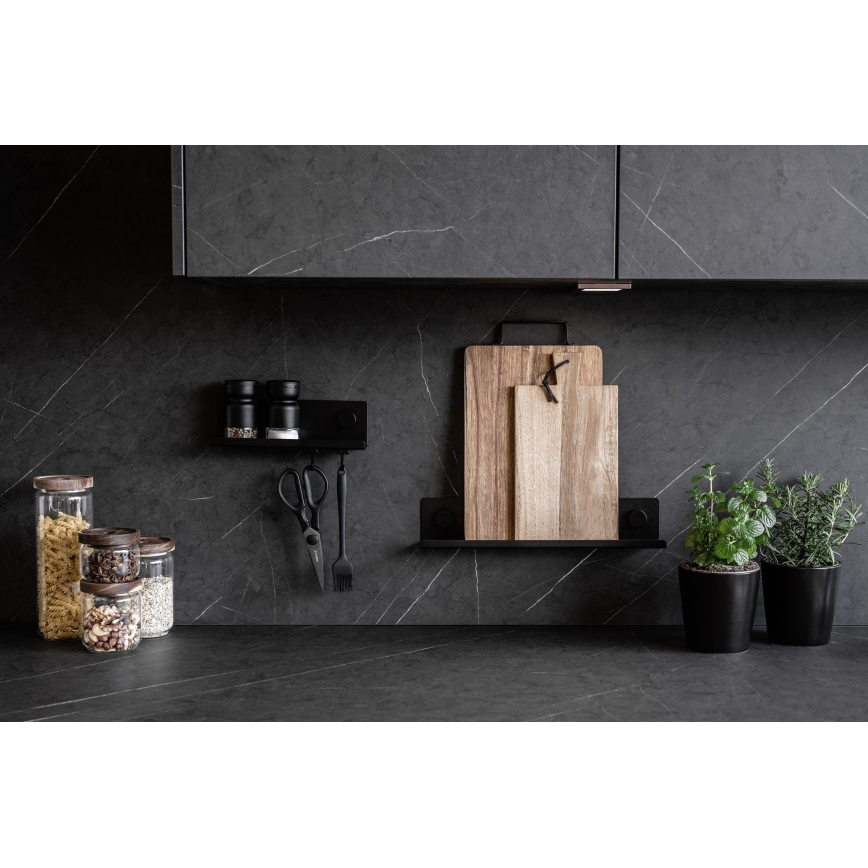 WENKO 71145800 - Stalak JET 25x7,5 cm crni