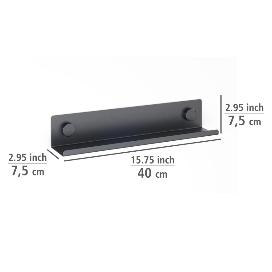 WENKO 71146800 - Posudice za začine JET 40x7,5 cm crne