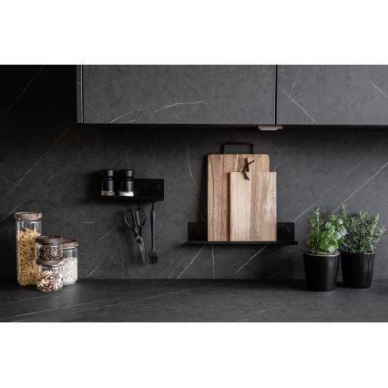 WENKO 71146800 - Posudice za začine JET 40x7,5 cm crne