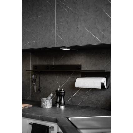 WENKO 71147800 - Polica JET 25x7,5 cm crna
