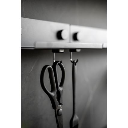 WENKO 71149800 - Kuke JET 2,2x3,9 cm crne/srebrne