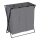 WENKO 71297800 - Koš za rublje TRIO 69x76 cm siva/crna