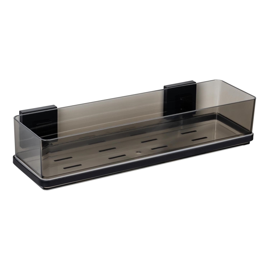 WENKO 71446800 - Polica VACUUM-LOC QUADRO ED 38,5x14,5 cm crna