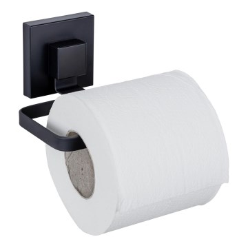 WENKO 71447800 - Držač toaletnog papira VACUUM-LOC QUADRO ED 14x11 cm crni