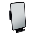 WENKO 71449800 - Ogledalo VACUUM-LOC QUADRO ED 14x19,5 cm crno