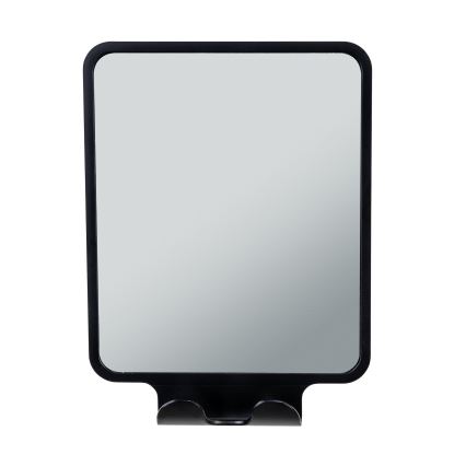 WENKO 71449800 - Ogledalo VACUUM-LOC QUADRO ED 14x19,5 cm crno