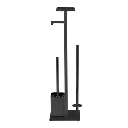 WENKO 71558800 - Set za WC DEBAR 21x70,5 cm nehrđajući čelik/crna