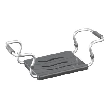 WENKO 73392500-Sjedište Sigurnost u kupaonici 26x18 cm srebrna/antracit