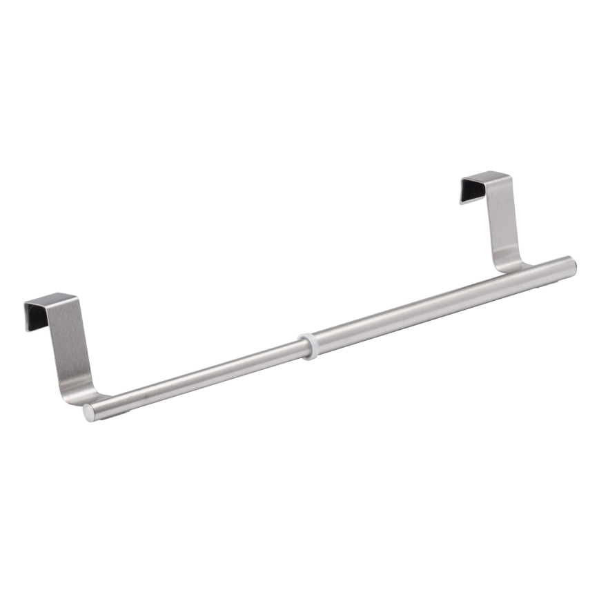 WENKO 79173100 - Držač za ručnike TELESCOPE 7x6 cm nehrđajući čelik/srebrna/crna