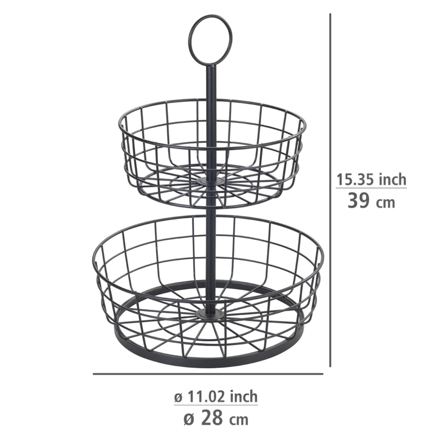 WENKO 88740800 - Koš LOFT 28x39 cm crni