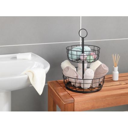 WENKO 88740800 - Koš LOFT 28x39 cm crni