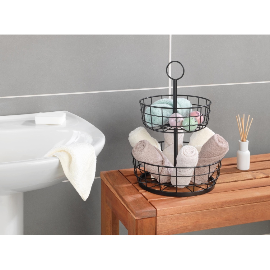 WENKO 88740800 - Koš LOFT 28x39 cm crni