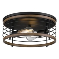 Westinghouse 61250 - Stropna svjetiljka ACKTON 2xE27/60W/230V barnwood