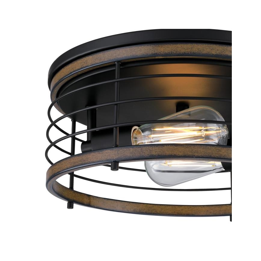 Westinghouse 61250 - Stropna svjetiljka ACKTON 2xE27/60W/230V barnwood