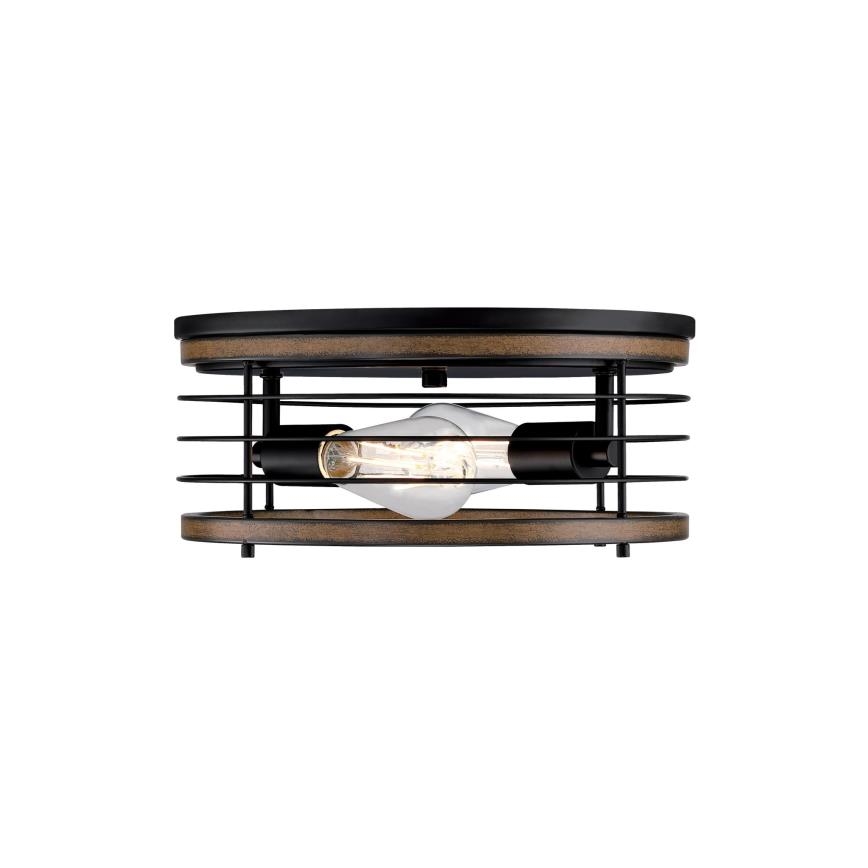 Westinghouse 61250 - Stropna svjetiljka ACKTON 2xE27/60W/230V barnwood