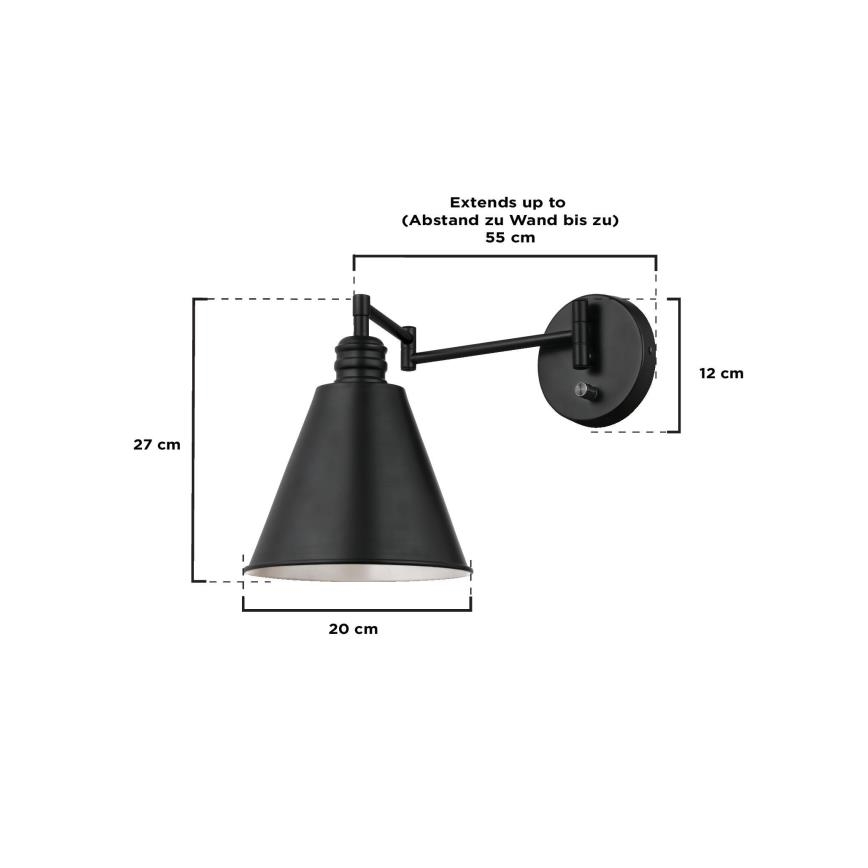Westinghouse 61254 - Zidna lampa TROCADERO 1xE27/60W/230V