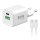 Winner Group - Adapter za brzo punjenje 2xUSB PD 30W + USB kabel USB-C / USB-C 1m