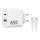 Winner Group - Adapter za brzo punjenje 2xUSB PD 65W + USB kabel USB-C / USB-C 1m