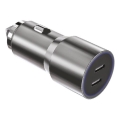 Winner Group - Auto punjač 2xUSB-C Power Delivery 60W srebrni