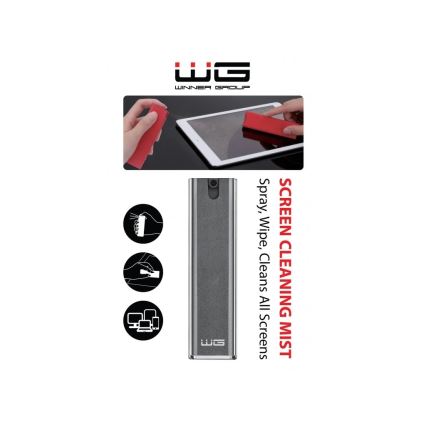 Winner Group - Čistač zaslona 2 u 1 crna