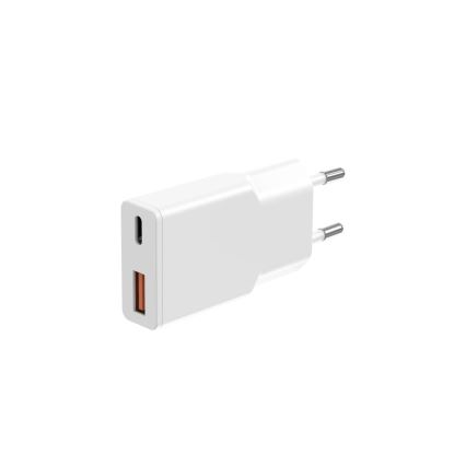 Winner Group - GaN punjač 1× USB-A + 1× USB-C 30W bijeli