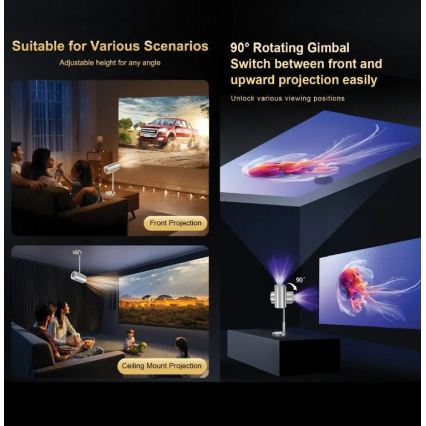 Winner Group - LED reflektor AIRFLEX LED/42W/230V + daljinski upravljač