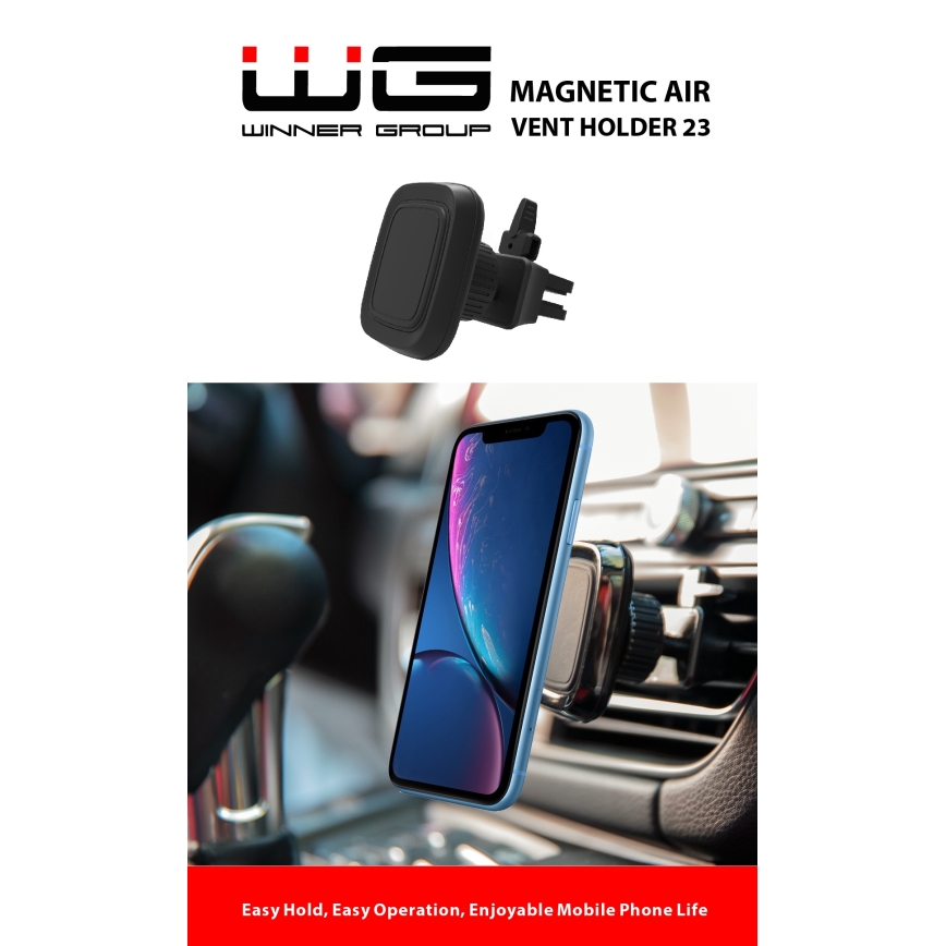 Winner Group - Magnetni auto držač za mobitel crna