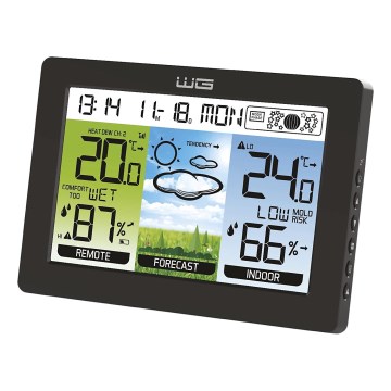 Winner Group - Meteorološka stanica s LCD zaslonom i budilicom 5xAAA