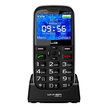 Winner Group - Mobilni telefon za starije osobe 1600 mAh crne boje