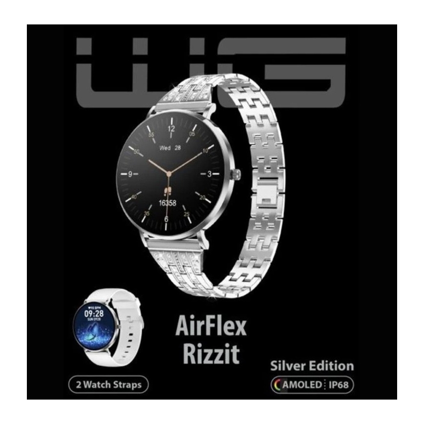 Winner Group - Pametni sat AirFlex3 Rizz It 200 mAh IP68 srebrna