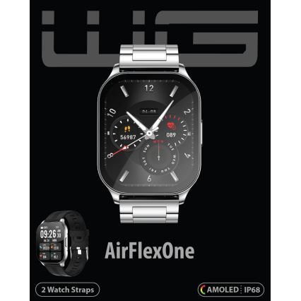 Winner Group - Pametni sat AirFlexOn 300 mAh IP68 srebrna