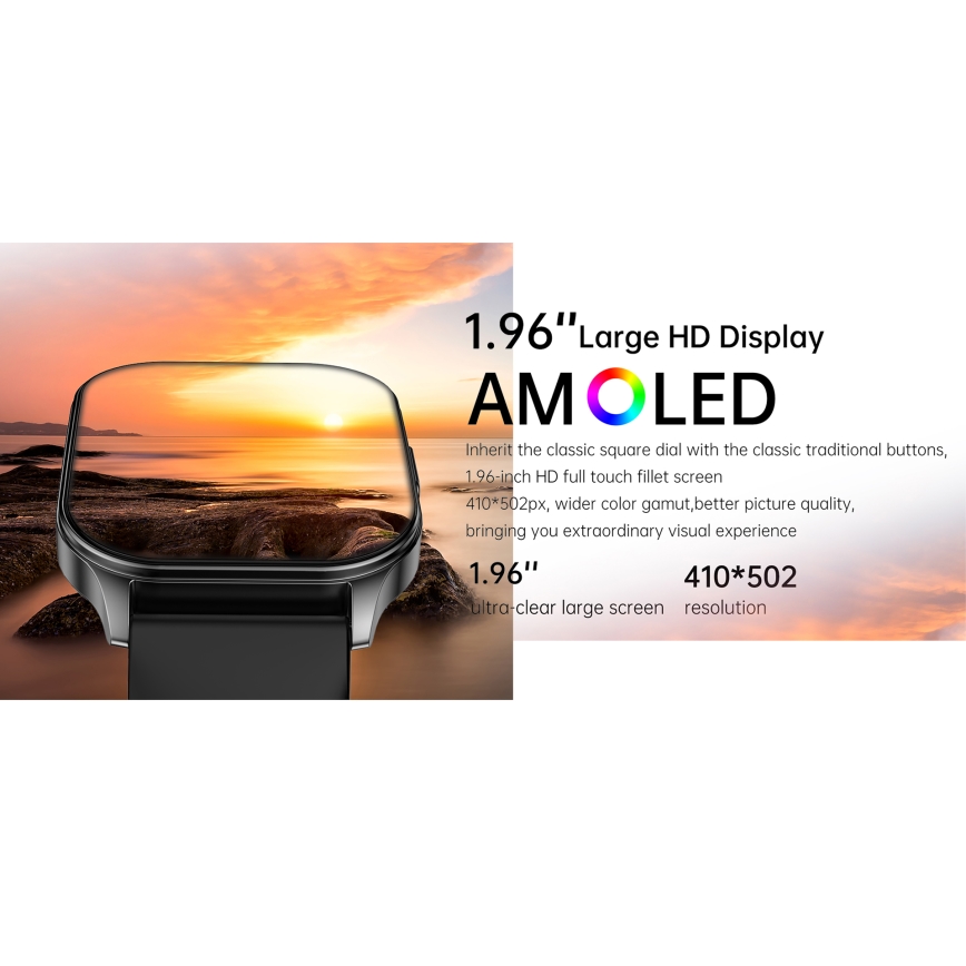 Winner Group - Pametni sat AirFlexOn 300 mAh IP68 srebrna