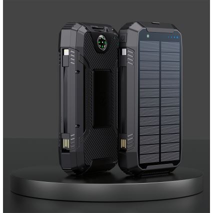 Winner Group - Power Bank s bežičnim punjenjem i solarnim panelom 20000 mAh 20W PD