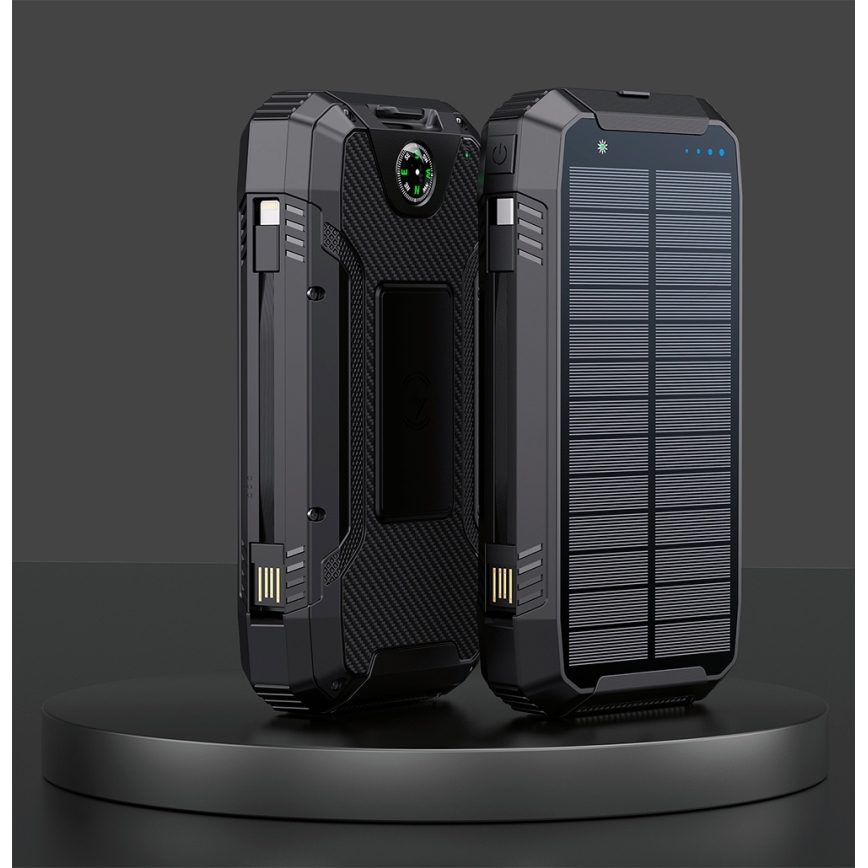 Winner Group - Power Bank s bežičnim punjenjem i solarnim panelom 20000 mAh 20W PD
