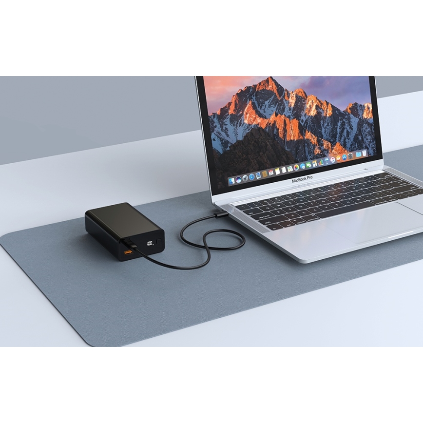 Winner Group - Power Bank sa zaslonom 20000 mAh 20W Power Delivery crna
