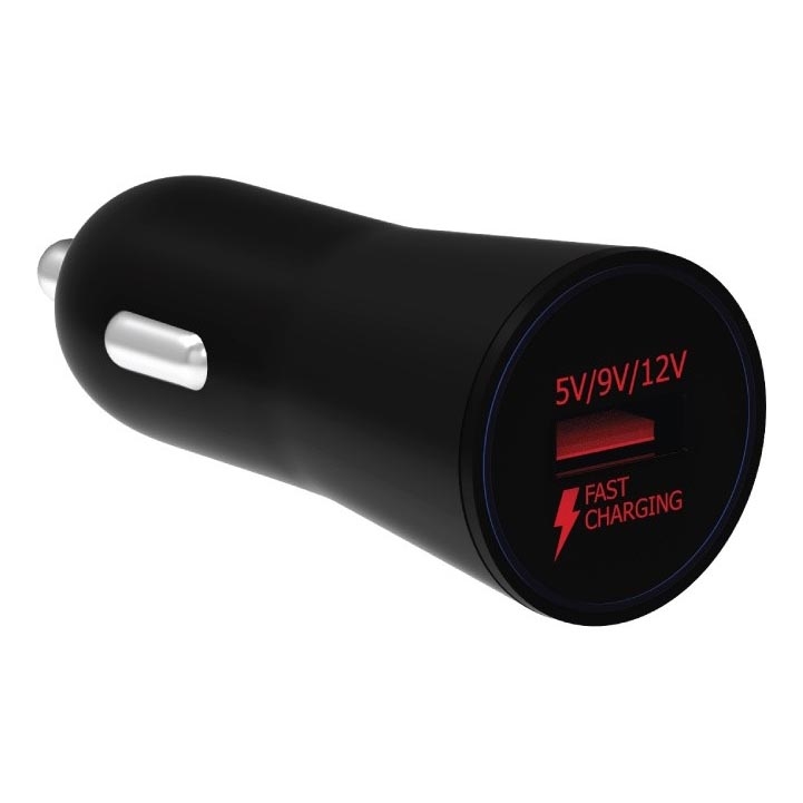 Winner Group - Punjač za auto 1xUSB-A Power Delivery 18W crna