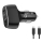 Winner Group - Punjač za auto 1xUSB-C + 1xUSB-A Power Delivery 63W + USB kabel USB-C / USB-C 1 m crna