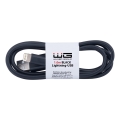 Winner Group - USB kabel Lightning / USB-A 1m crna